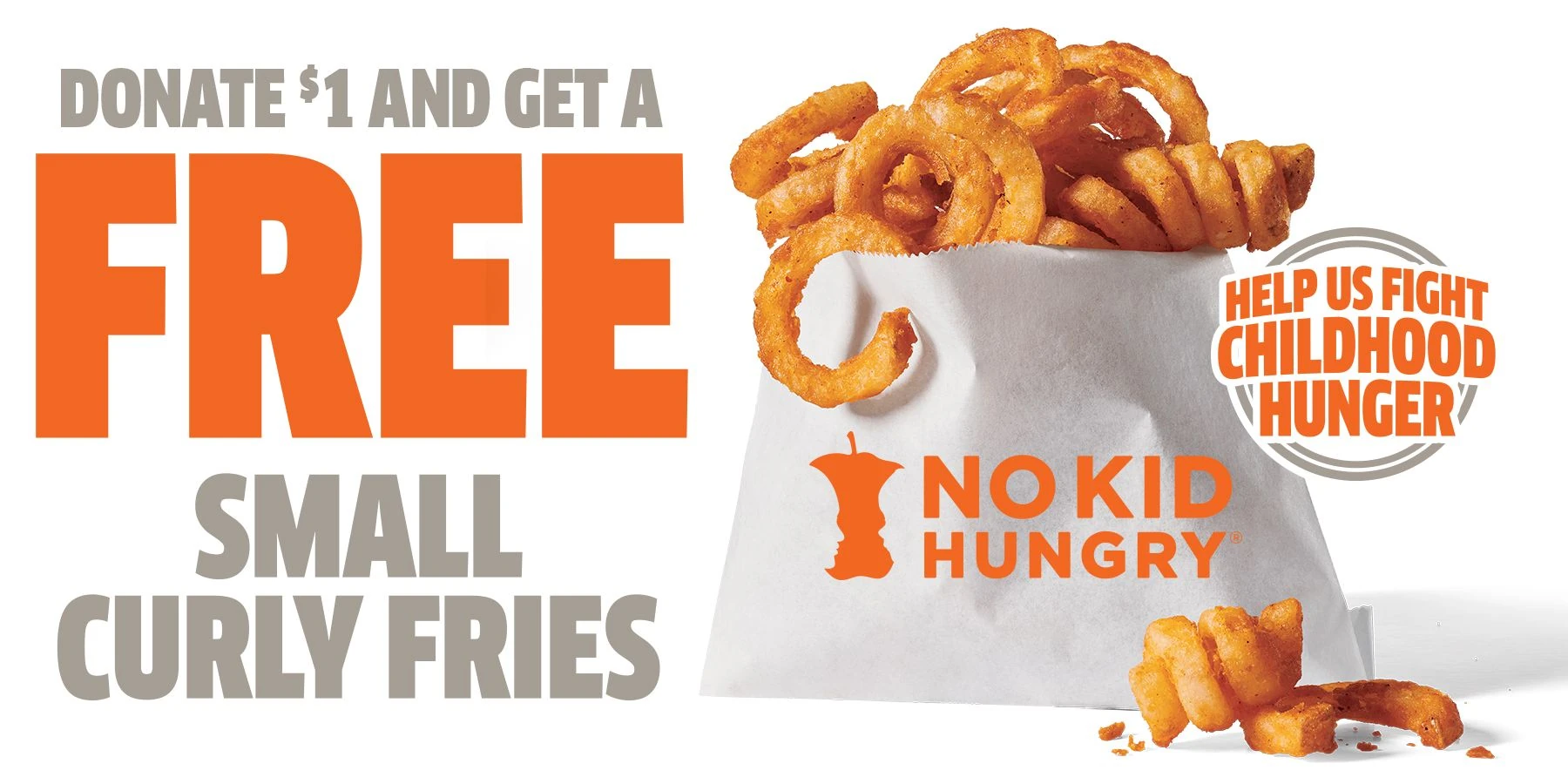 Help Feed Kids, One Curly Fry at a Time! image